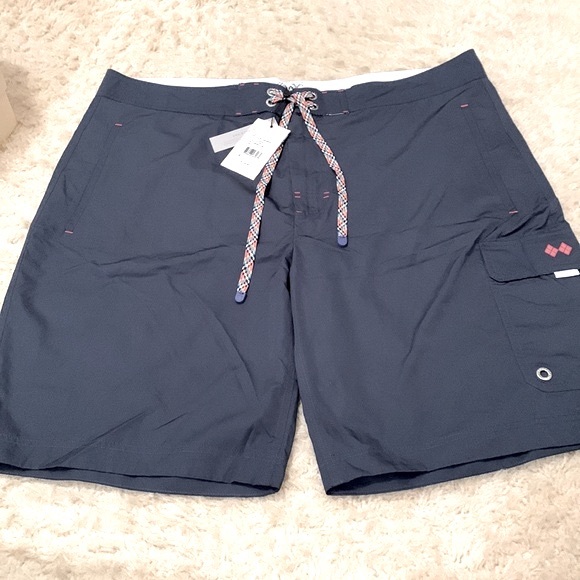 Robert Graham Alvarado Navy Swim Shorts